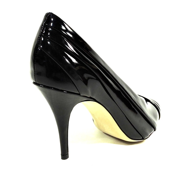 ALESSANDRO DI MARIA Black Patent Leather PAMPS - Picture 6 of 8